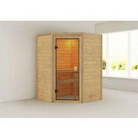 KARIBU Sauna »Antonia«, für 4 Personen, ohne Ofen – beige KARIBU Sauna »Antonia«, für 4 Personen, ohne Ofen – beige