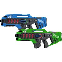 JAMARA Laser-Gun, Kunststoff, ab 6 Jahre – blau | gruen JAMARA Laser-Gun, Kunststoff, ab 6 Jahre – blau | gruen