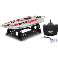 JAMARA RC-Speedboot, BxL: 9,6 x 31,5 cm, Ab 8 Jahren – weiss | rot JAMARA RC-Speedboot, BxL: 9,6 x 31,5 cm, Ab 8 Jahren – weiss | rot