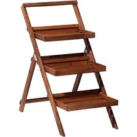 DOBAR Pflanzentreppe, BxHxL: 46 cm x 102 cm x 50 cm, Holz – braun Rabatt: 20 % DOBAR Pflanzentreppe, BxHxL: 46 cm x 102 cm x 50 cm, Holz – braun Rabatt: 20 %