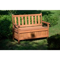 DOBAR Gartenbank, Holz, 2-Sitzer, BxHxT: 115 x 89 x 58 cm – braun DOBAR Gartenbank, Holz, 2-Sitzer, BxHxT: 115 x 89 x 58 cm – braun