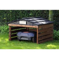 DOBAR Mähroboter-Garage, BxHxT: 74 x 52,5 x 78,5 cm, Holz – braun DOBAR Mähroboter-Garage, BxHxT: 74 x 52,5 x 78,5 cm, Holz – braun