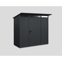 Ecostar Gerätehaus »Trend-P«, Metall, BxHxT: 238 x 228,6 x 107,8 cm (Außenmaße inkl. Dachüberstand) – grau Ecostar Gerätehaus »Trend-P«, Metall, BxHxT: 238 x 228,6 x 107,8 cm (Außenmaße inkl. Dachüberstand) – grau
