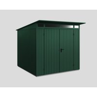 Ecostar Gerätehaus »Trend-P«, Metall, BxHxT: 238 x 232,3 x 238 cm (Außenmaße inkl. Dachüberstand) – gruen Ecostar Gerätehaus »Trend-P«, Metall, BxHxT: 238 x 232,3 x 238 cm (Außenmaße inkl. Dachüberstand) – gruen