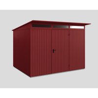 Ecostar Gerätehaus »Trend-P«, Metall, BxHxT: 302,8 x 232,3 x 238 cm (Außenmaße inkl. Dachüberstand) – rot Ecostar Gerätehaus »Trend-P«, Metall, BxHxT: 302,8 x 232,3 x 238 cm (Außenmaße inkl. Dachüberstand) – rot