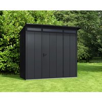 Ecostar Gerätehaus »Elegant-P«, Metall, BxHxT: 238 x 228,6 x 107,8 cm (Außenmaße) – grau Ecostar Gerätehaus »Elegant-P«, Metall, BxHxT: 238 x 228,6 x 107,8 cm (Außenmaße) – grau