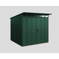 Ecostar Gerätehaus »Elegant-P«, Metall, BxHxT: 238 x 232,3 x 238 cm (Außenmaße inkl. Dachüberstand) – gruen Ecostar Gerätehaus »Elegant-P«, Metall, BxHxT: 238 x 232,3 x 238 cm (Außenmaße inkl. Dachüberstand) – gruen