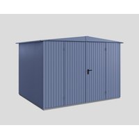 Ecostar Gerätehaus »Trend-S«, Metall, BxHxT: 302,8 x 219,4 x 238 cm (Außenmaße inkl. Dachüberstand) – blau Ecostar Gerätehaus »Trend-S«, Metall, BxHxT: 302,8 x 219,4 x 238 cm (Außenmaße inkl. Dachüberstand) – blau