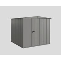 Ecostar Gerätehaus »Elegant-S«, Metall, BxHxT: 238 x 216 x 238 cm (Außenmaße) – grau Ecostar Gerätehaus »Elegant-S«, Metall, BxHxT: 238 x 216 x 238 cm (Außenmaße) – grau
