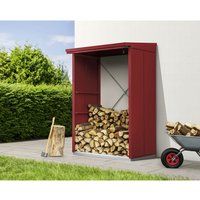 Ecostar Kaminholzregal »Elegant-V«, BxHxT: 112,7 x 198 x 102,5 cm, Metall – rot (Rabatt: 9 %) Ecostar Kaminholzregal »Elegant-V«, BxHxT: 112,7 x 198 x 102,5 cm, Metall – rot (Rabatt: 9 %)