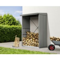 Ecostar Kaminholzregal »Elegant-V«, BxHxT: 112,7 x 198 x 102,5 cm, Metall – grau (Rabatt: 9 %) Ecostar Kaminholzregal »Elegant-V«, BxHxT: 112,7 x 198 x 102,5 cm, Metall – grau (Rabatt: 9 %)