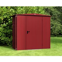Ecostar Gerätehaus »Trend-S«, Metall, BxHxT: 238 x 216 x 107,8 cm (Außenmaße inkl. Dachüberstand) – rot Ecostar Gerätehaus »Trend-S«, Metall, BxHxT: 238 x 216 x 107,8 cm (Außenmaße inkl. Dachüberstand) – rot