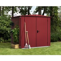 Ecostar Gerätehaus »Trend-S«, Metall, BxHxT: 238 x 216 x 238 cm (Außenmaße inkl. Dachüberstand) – rot Ecostar Gerätehaus »Trend-S«, Metall, BxHxT: 238 x 216 x 238 cm (Außenmaße inkl. Dachüberstand) – rot