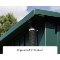 Ecostar Schlauch, Länge: 190 cm, Kunststoff, für Gerätehaus – schwarz Ecostar Schlauch, Länge: 190 cm, Kunststoff, für Gerätehaus – schwarz