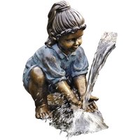 GRANIMEX Gartendekor, Polystone, bronzefarben, Breite: 29 cm – braun GRANIMEX Gartendekor, Polystone, bronzefarben, Breite: 29 cm – braun