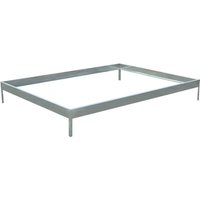 FLORAWORLD Fundamentrahmen, BxHxL: 190 x 34,5 x 250 cm, silberfarben FLORAWORLD Fundamentrahmen, BxHxL: 190 x 34,5 x 250 cm, silberfarben