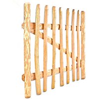 Floranica Gartentor, naturbraun, Haselnussholz, B: 100 cm Floranica Gartentor, naturbraun, Haselnussholz, B: 100 cm