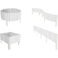 Floranica Beeteinfassung »Rollborder II«, Kiefernholz, HxL: 40 x 203 cm – weiss Floranica Beeteinfassung »Rollborder II«, Kiefernholz, HxL: 40 x 203 cm – weiss