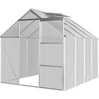 FLORAWORLD Gewächshaus »Grow«, BxH: 190 x 193 cm, Aluminium/Kunststoff – transparent FLORAWORLD Gewächshaus »Grow«, BxH: 190 x 193 cm, Aluminium/Kunststoff – transparent