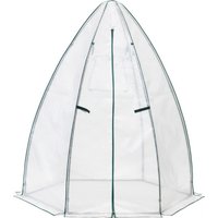 Westmann Folien-Gewächshaus, Weiß, Polyethylen – weiss Westmann Folien-Gewächshaus, Weiß, Polyethylen – weiss