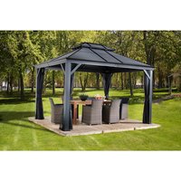 SOJAG Pavillon »Mykonos«, BxHxT: 364 x 291 x 299 cm, anthrazit – grau SOJAG Pavillon »Mykonos«, BxHxT: 364 x 291 x 299 cm, anthrazit – grau