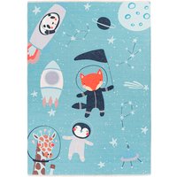 obsession Home Fashion Kinder-Teppich »My Greta «, BxL: 115 x 170 cm, rechteckig, Baumwolle/Polyester – blau | bunt (Rabatt: 8 %) obsession Home Fashion Kinder-Teppich »My Greta «, BxL: 115 x 170 cm, rechteckig, Baumwolle/Polyester – blau | bunt (Rabatt: 8 %)