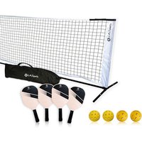 L.A. Sports Pickleball-Set, pulverbeschichtet, mehrfarbig – bunt L.A. Sports Pickleball-Set, pulverbeschichtet, mehrfarbig – bunt