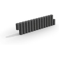 TERRASOFT Begrenzungselement, 6er-Set, BxHxL: 8 x 27,5 x 100 cm, anthrazit – grau TERRASOFT Begrenzungselement, 6er-Set, BxHxL: 8 x 27,5 x 100 cm, anthrazit – grau