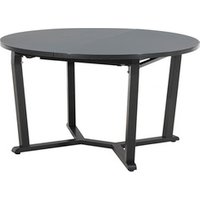 CASAYA Ausziehtisch, ØxH: 140 x 78,5 cm, anthrazit – grau CASAYA Ausziehtisch, ØxH: 140 x 78,5 cm, anthrazit – grau