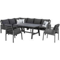 CASAYA Eckloungeset »Catagena«, 8 Sitzplätze, anthrazit – grau CASAYA Eckloungeset »Catagena«, 8 Sitzplätze, anthrazit – grau