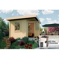 WEKA Saunahaus »SALO«, BxHxT: 338 x 237 x 338 cm – braun WEKA Saunahaus »SALO«, BxHxT: 338 x 237 x 338 cm – braun