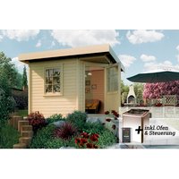 WEKA Saunahaus »SALO«, BxHxT: 338 x 237 x 338 cm – braun WEKA Saunahaus »SALO«, BxHxT: 338 x 237 x 338 cm – braun