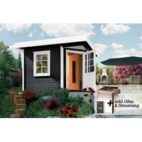 WEKA Saunahaus »SALO«, BxHxT: 338 x 237 x 338 cm – grau WEKA Saunahaus »SALO«, BxHxT: 338 x 237 x 338 cm – grau