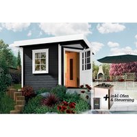 WEKA Saunahaus »SALO«, BxHxT: 338 x 237 x 338 cm – grau WEKA Saunahaus »SALO«, BxHxT: 338 x 237 x 338 cm – grau