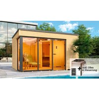 WEKA Saunahaus »CUBILIS«, BxHxT: 388 cm x 249 cm x 314 cm – braun WEKA Saunahaus »CUBILIS«, BxHxT: 388 cm x 249 cm x 314 cm – braun