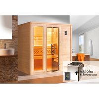 WEKA Massivholzsauna »BERGEN«, BxHxT: 195,5 cm x 205 cm x 195 cm – braun WEKA Massivholzsauna »BERGEN«, BxHxT: 195,5 cm x 205 cm x 195 cm – braun