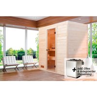 WEKA Massivholzsauna »VALIDA«, BxHxT: 189 cm x 203,5 cm x 189 cm – braun WEKA Massivholzsauna »VALIDA«, BxHxT: 189 cm x 203,5 cm x 189 cm – braun