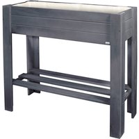 WAGNER SYSTEM Hochbeet, Holz – grau WAGNER SYSTEM Hochbeet, Holz – grau