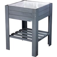 WAGNER SYSTEM Hochbeet, Holz – grau WAGNER SYSTEM Hochbeet, Holz – grau