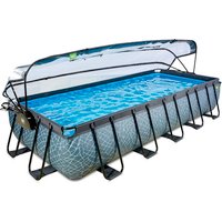 EXIT Toys Pool »Stone Pools«, Breite: 320 cm, 12600 l, grau EXIT Toys Pool »Stone Pools«, Breite: 320 cm, 12600 l, grau