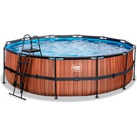 EXIT Toys Pool »Wood Pools«, Ø: 488 cm, 19330 l, braun EXIT Toys Pool »Wood Pools«, Ø: 488 cm, 19330 l, braun