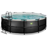 EXIT Toys Pool »Black Leather Pools«, Ø: 488 cm, 19330 l, schwarz EXIT Toys Pool »Black Leather Pools«, Ø: 488 cm, 19330 l, schwarz
