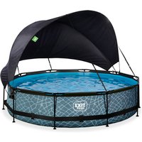 EXIT Toys Pool »Stone Pools«, Ø: 380 cm, 6125 l, grau EXIT Toys Pool »Stone Pools«, Ø: 380 cm, 6125 l, grau