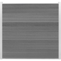 elephant® Sichtschutzzaun-Komplettset »Cora Line«, BxH: 190 x 180 cm, WPC/Aluminium – grau elephant® Sichtschutzzaun-Komplettset »Cora Line«, BxH: 190 x 180 cm, WPC/Aluminium – grau