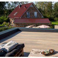 elephant® Terrassenset »strongWood«, 10-25 m², WPC/Edelstahl – grau elephant® Terrassenset »strongWood«, 10-25 m², WPC/Edelstahl – grau
