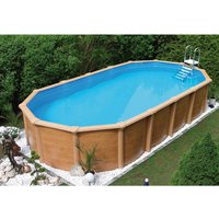 KWAD Stahlwand-Pool »Supreme Set«, 6,1×3,7×1,32 m – braun KWAD Stahlwand-Pool »Supreme Set«, 6,1×3,7×1,32 m – braun