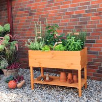 PROMADINO Kräuterbeet, Kiefernholz – braun PROMADINO Kräuterbeet, Kiefernholz – braun