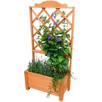 PROMADINO Rankkasten, kiefernholz – braun PROMADINO Rankkasten, kiefernholz – braun