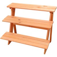 PROMADINO Blumentreppe, BxLxH: 78 x 55 x 62 cm, Kiefernholz PROMADINO Blumentreppe, BxLxH: 78 x 55 x 62 cm, Kiefernholz