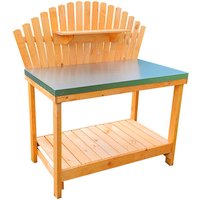 PROMADINO Pflanztisch »Helga«, BxHxT: 116 x 139 x 69 cm, Tischplatte: Blech – beige PROMADINO Pflanztisch »Helga«, BxHxT: 116 x 139 x 69 cm, Tischplatte: Blech – beige